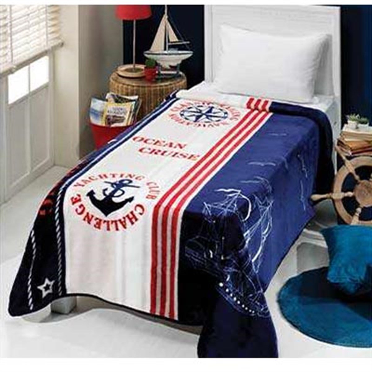 LİSANSLI TEK KŞ. BATTANİYE 160X220 MARİNE