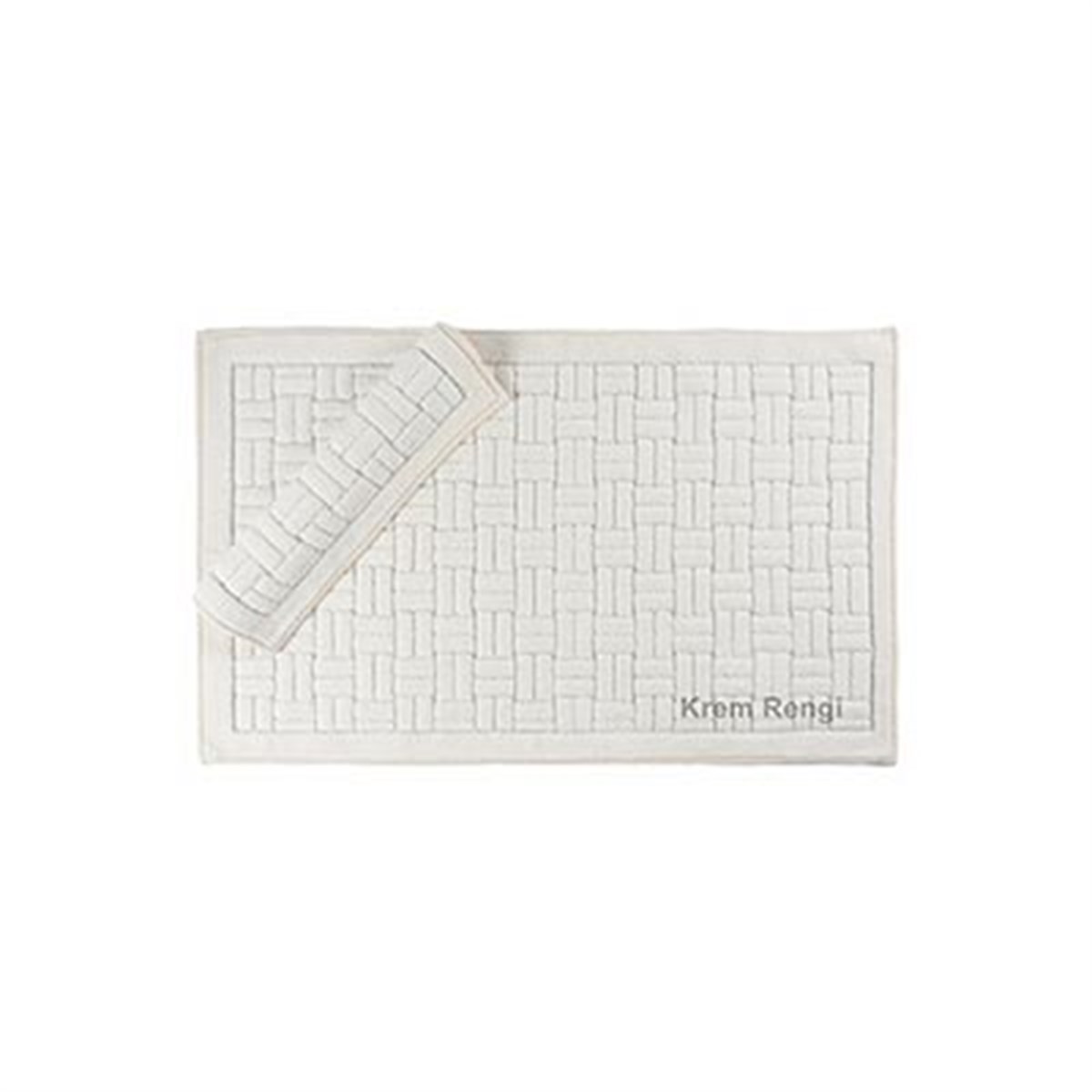 MACO COTTON KLOZET TAKIMI PAMUKLU DOMİNO KREM