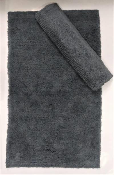 Maco Cotton Klozet Takımı Tafting Düz Antrasit