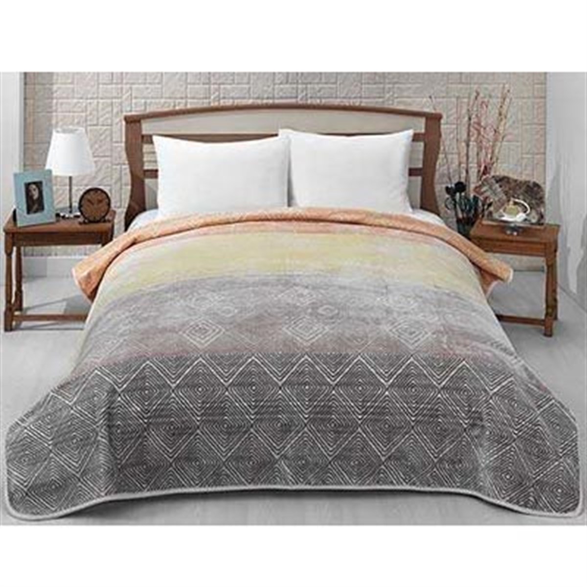 MİNK LACASA TEK KİŞİLİK BATTANİYE 160*220 1088 KAHVE