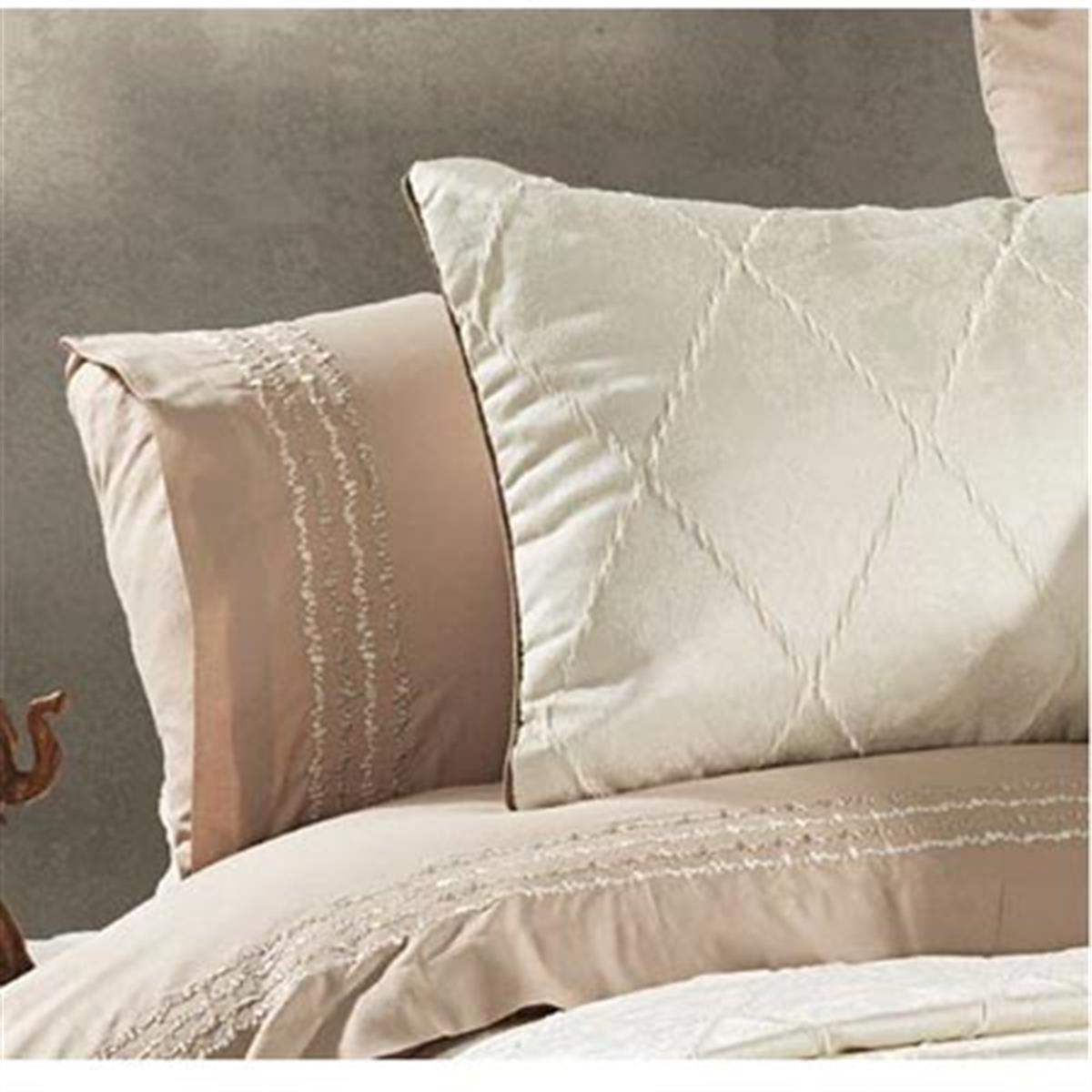 Nazik Home Çeyiz Seti Parma Krem 11 Parça