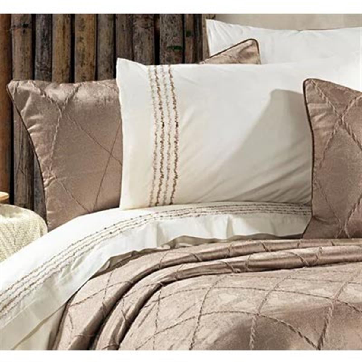 Nazik Home Çeyiz Seti Parma Vizon 11 Parça