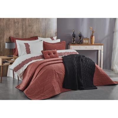 Nazik Home Çeyiz Seti Pedra Gül Kurusu 11 Parça