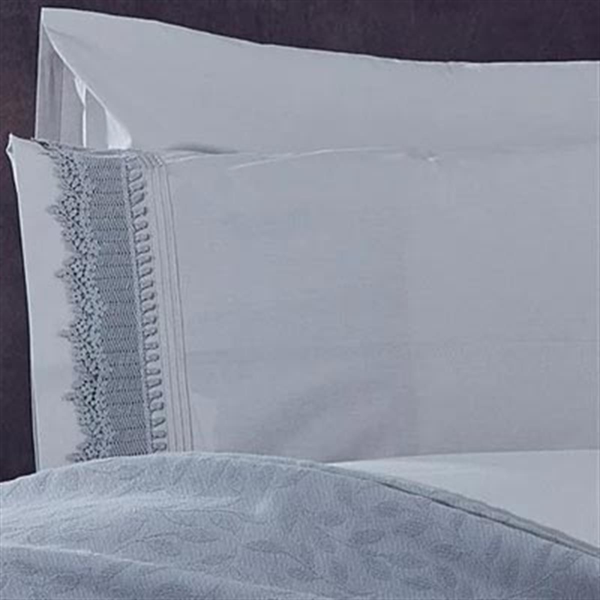 Nazik Home Çift Kişilik Nevresimli Pike Seti Cadiz Gri