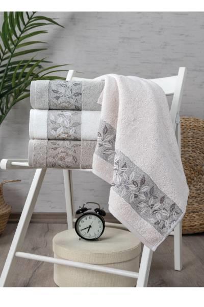 Pupilla 4'li Jakarlı Dray Havlu Eylul 50x90 Cm
