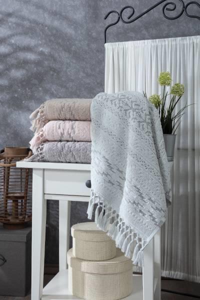 Pupilla 4'li Jakarlı Dray Havlu Panama 50x90 Cm