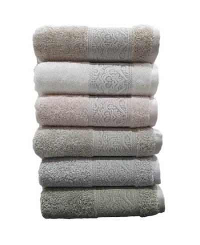 Pupilla 6'lı Bambo Havlu Seramik 50x90 Cm