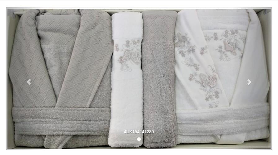 Pupilla Aile Bornoz Seti Bambu Cristina Ekru - Bej