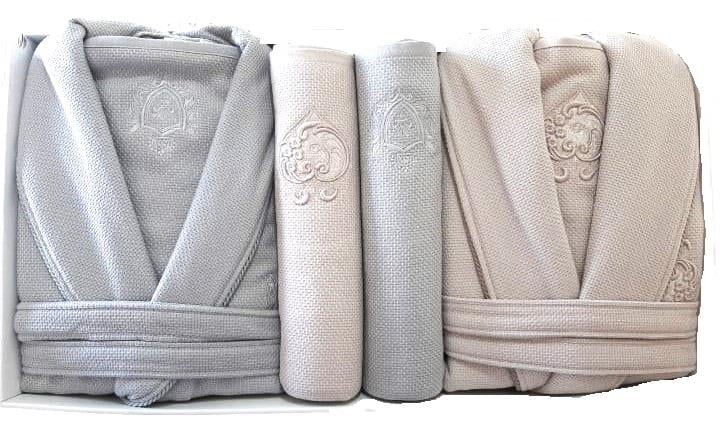 Pupilla Aile Bornoz Seti Bernini Lila-Gri