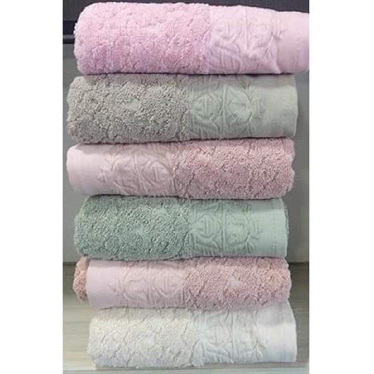 PUPİLLA BAMBU 6'LI HAVLU 50*90 ARMA 3008