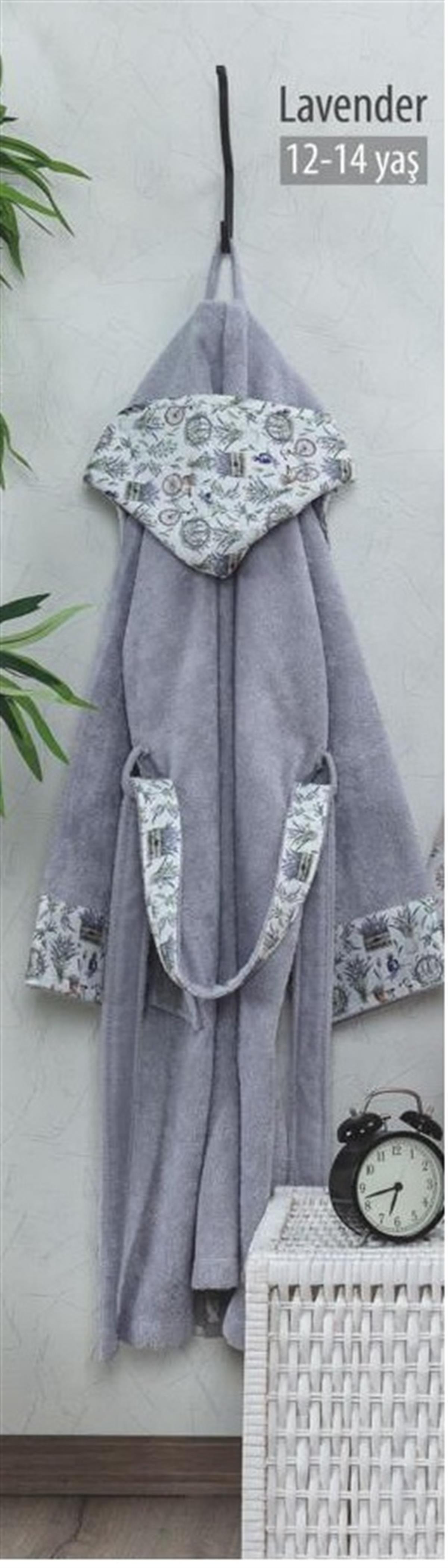 Pupilla Çocuk Bornoz Lavender 12-14 Yaş