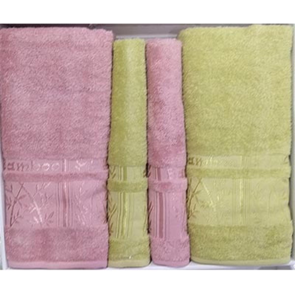 PUPİLLA HAMAM TAKIMI SİLVER YEŞİL-LİLA