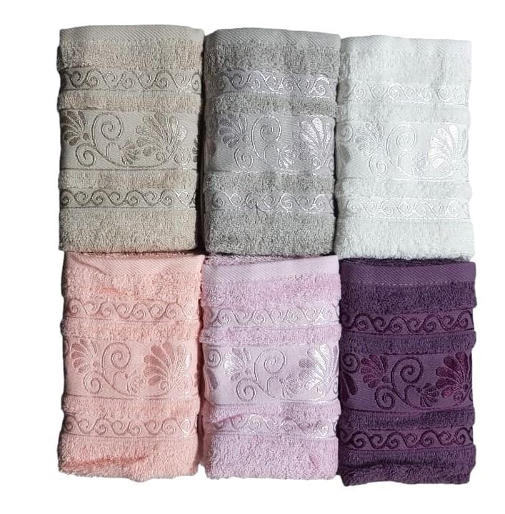 PUPİLLA HAVLU 6 Lı SET 30*50 PVC CARMEN