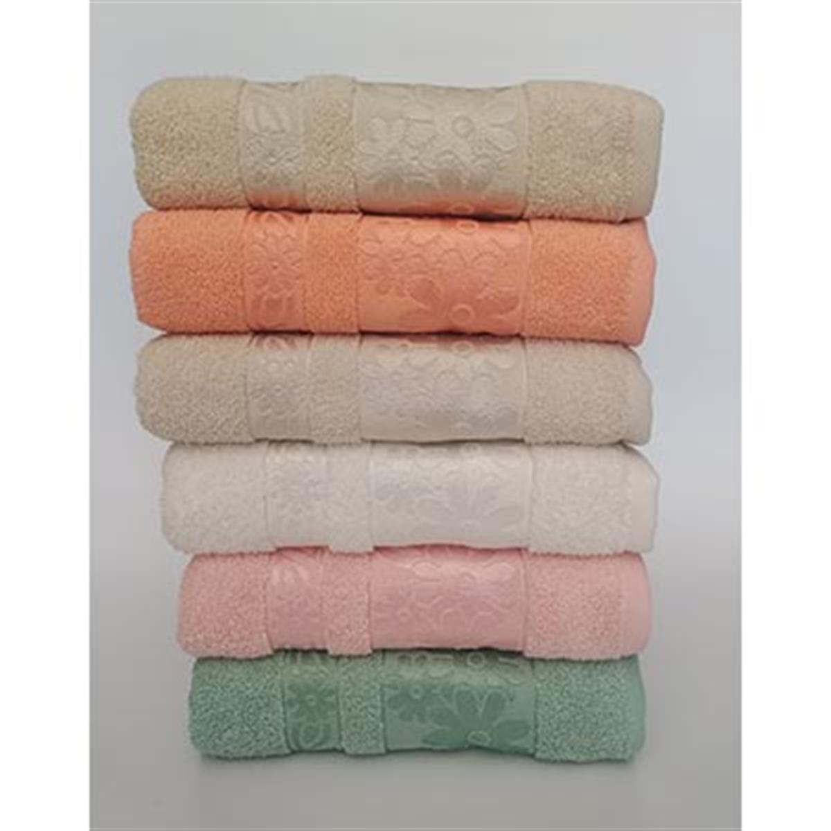 PUPİLLA JAKARLI DRAY HAVLU 50*90 PAPATYA