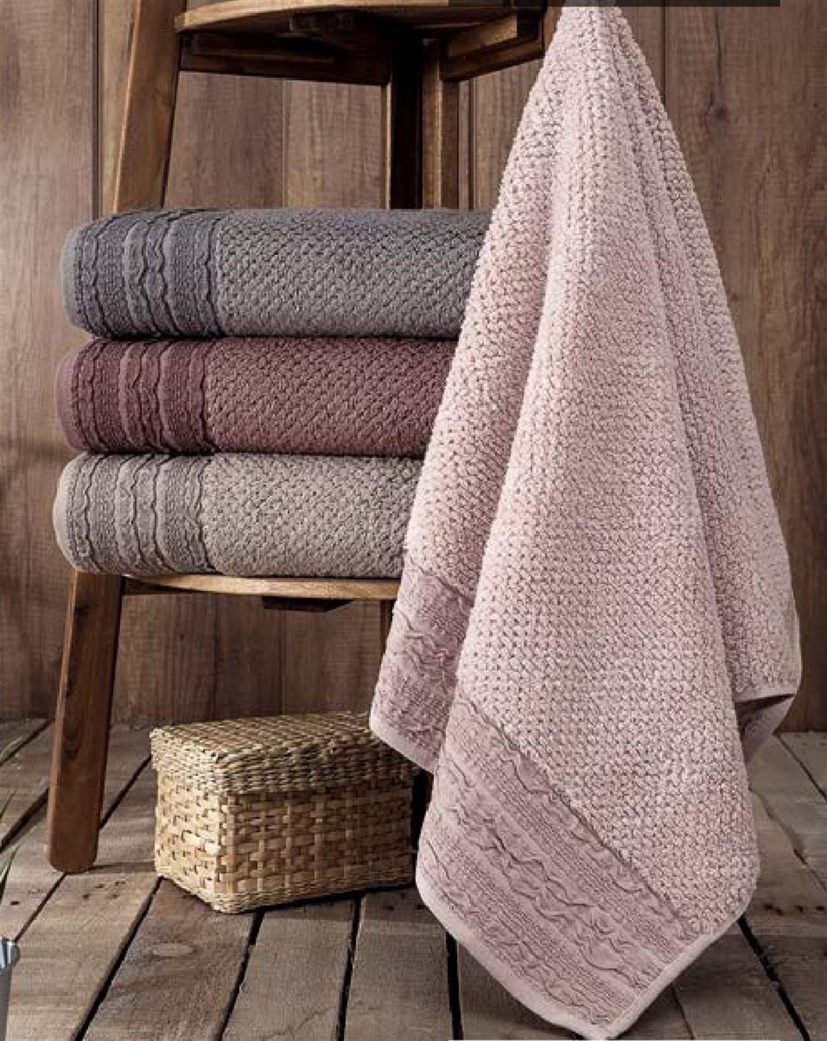 Pupilla Micro Cotton 4'lü Havlu 50*90 Karen