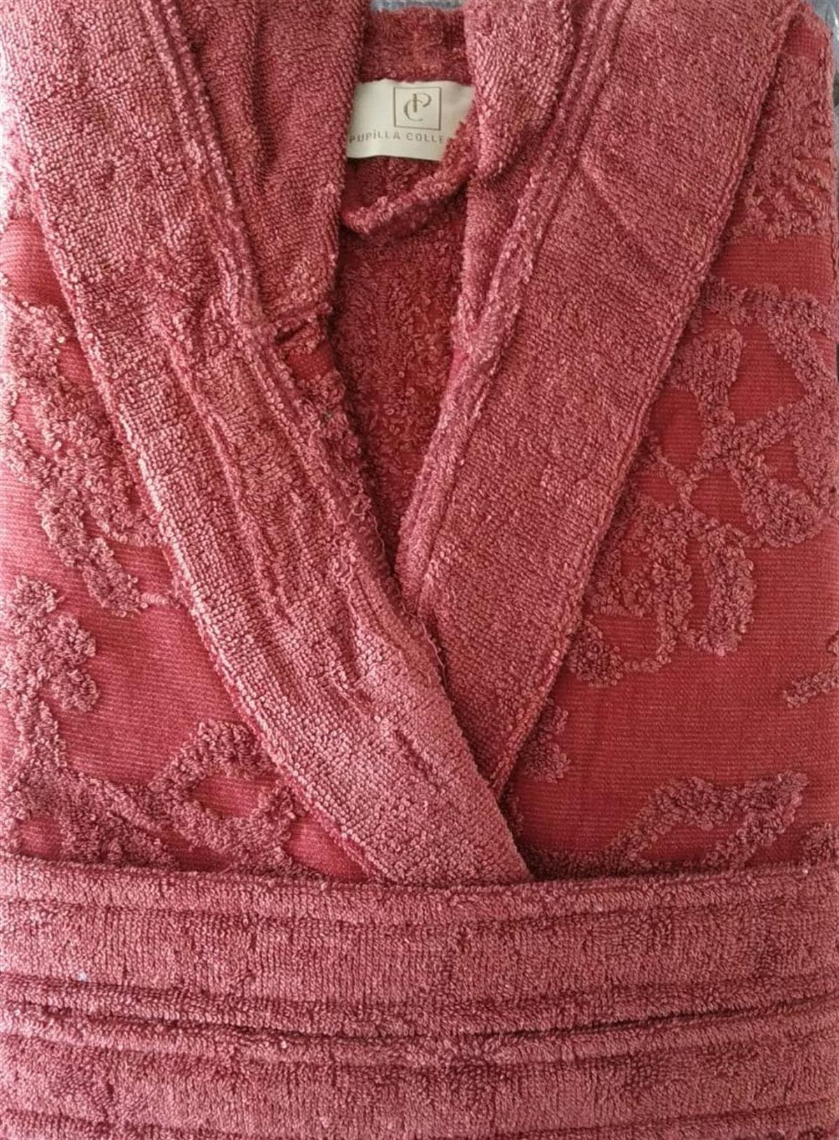 Pupilla Penye Bornoz Hilda Bordo Large