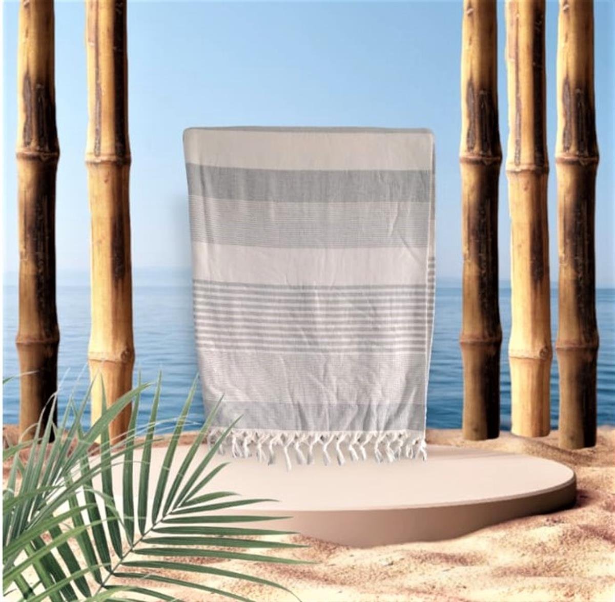 Pupilla Peştemal Havlu 90*170 Atina Gri