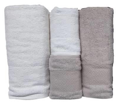 Şıkel Hamam Takımı Cotton Alvin Belinda Ekru-Bej