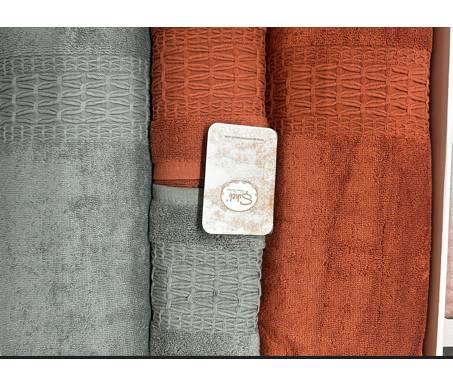 Şıkel Hamam Takımı İmperial Kiremit-Antrasit