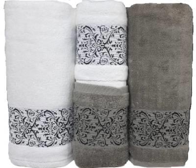 Şıkel Hamam Takımı Penye Sardunya Yeşil-Beyaz