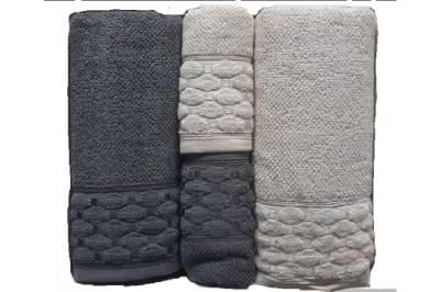 Şıkel Hamam Takımı Penye Silver Antrasit-Ekru