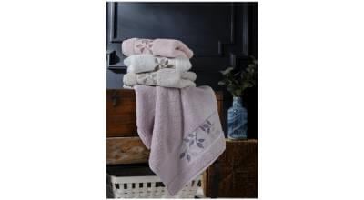 Şıkel Penye 4'Lü Paket Nakışlı El-Yüz Havlu 50*90 Soft Salkım