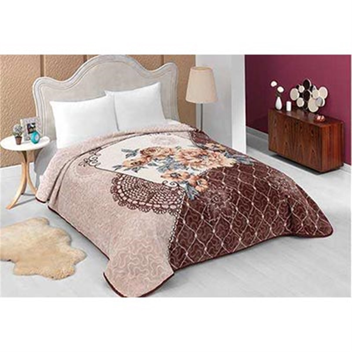 SOLANA ÇİFT KŞ. BATTANİYE 220X240 989 VİZON