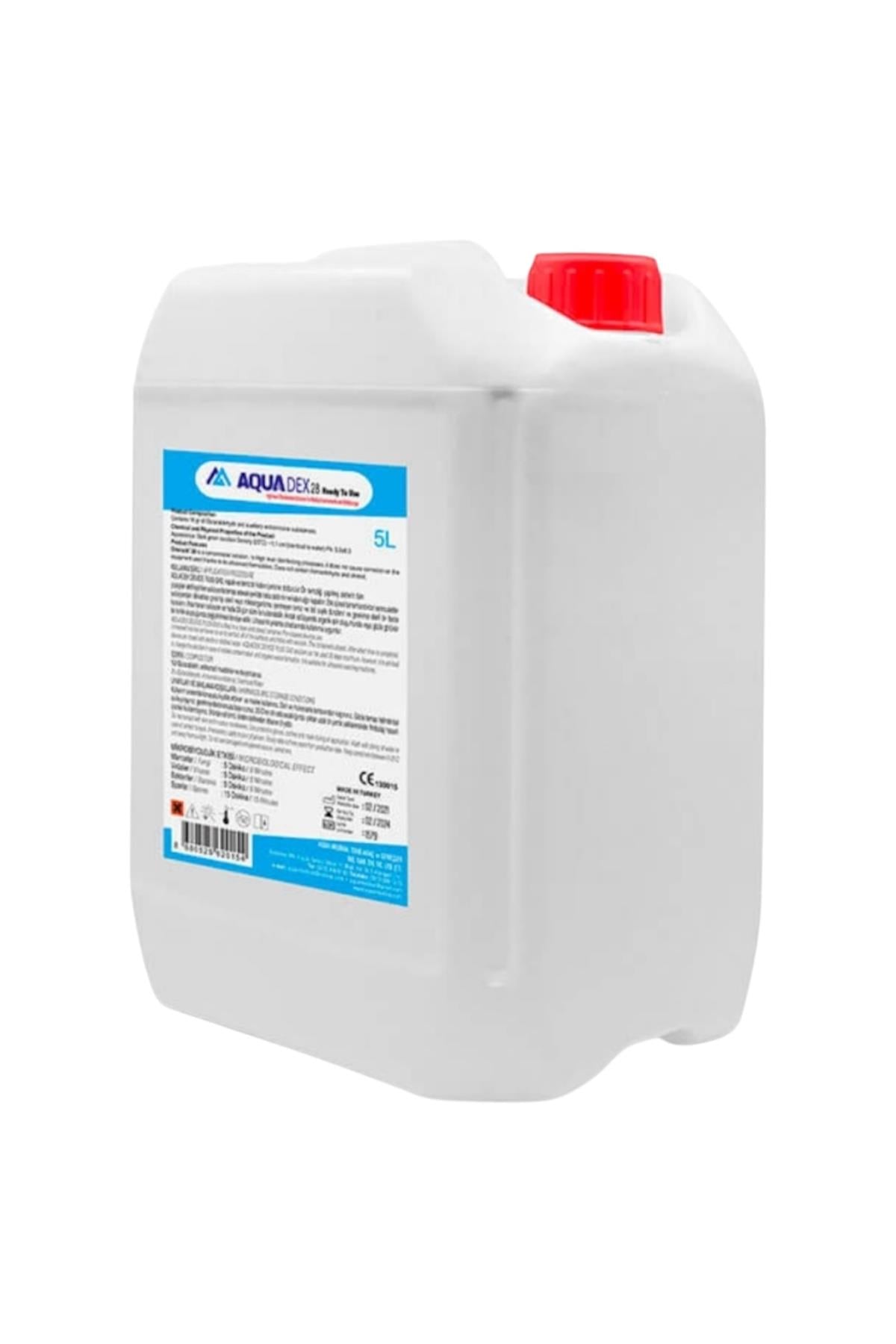 AQUA DEX % 2 GLUTARALDEHYDE 5 LT Endoskop ve Alet Dezenfektanı - Kullanıma Hazır