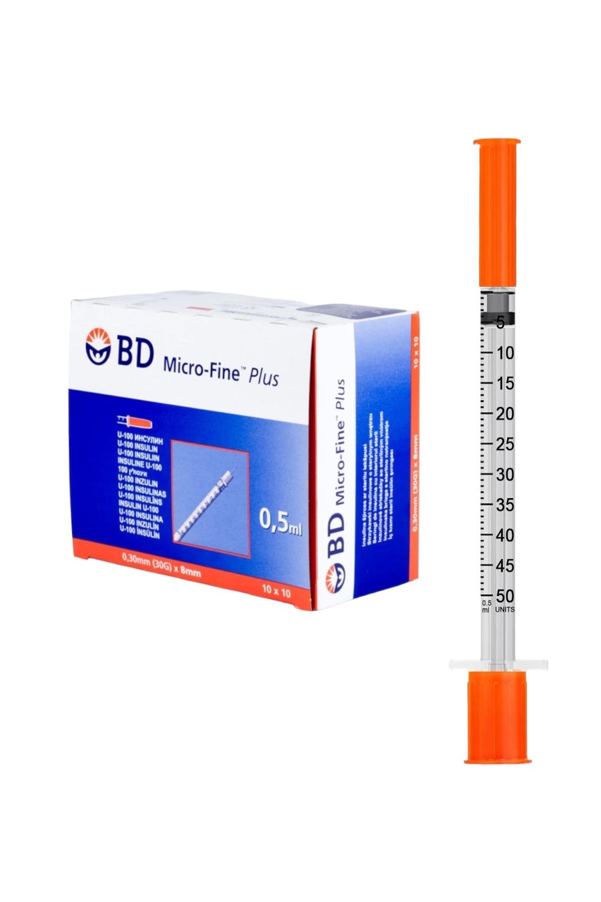 Bd Microfine 0,5 Ml 30 G 8 Mm Botoks Enjektörü 100 Adet