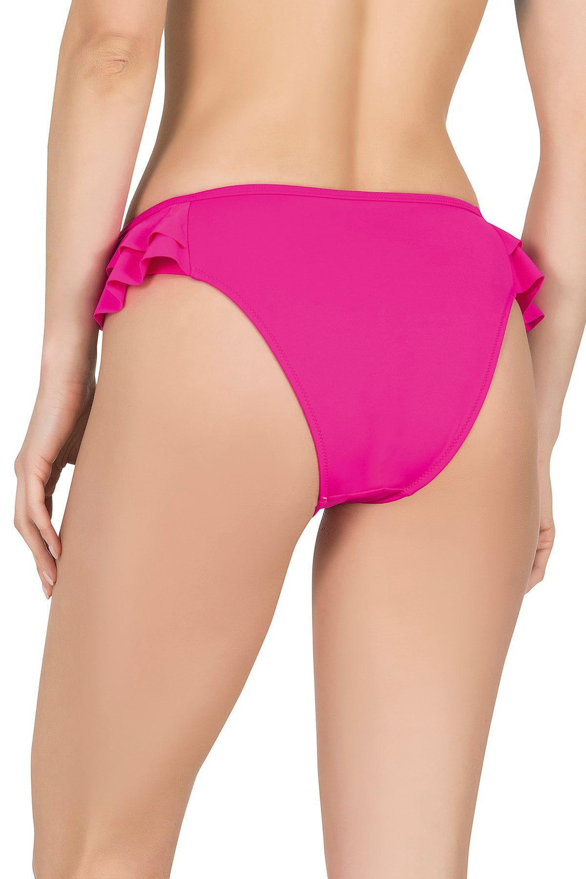 Fırfırlı Fuşya Bikini Altı