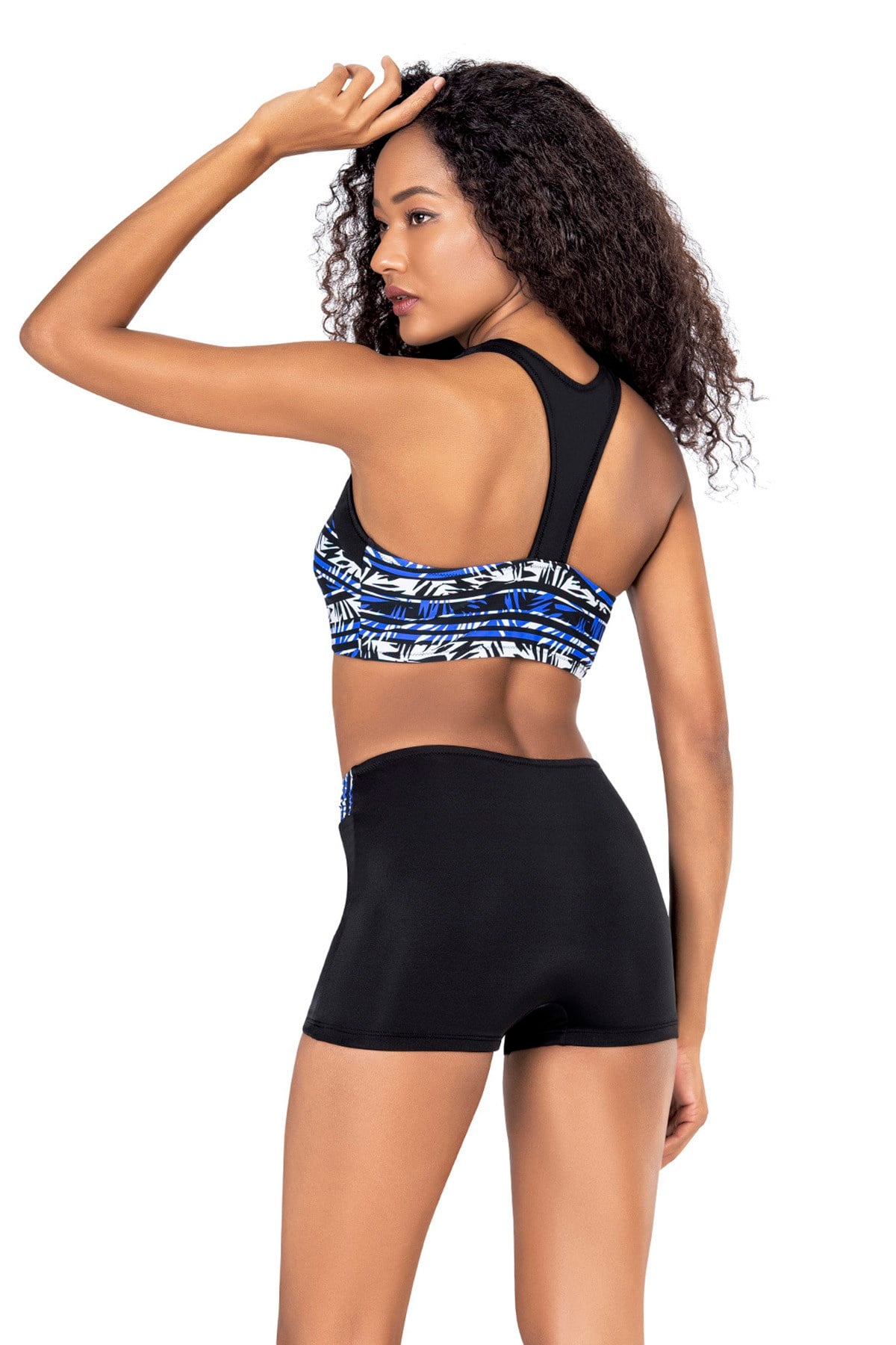 Endeep Kadın Desenli Şortlu Bikini Takımı
