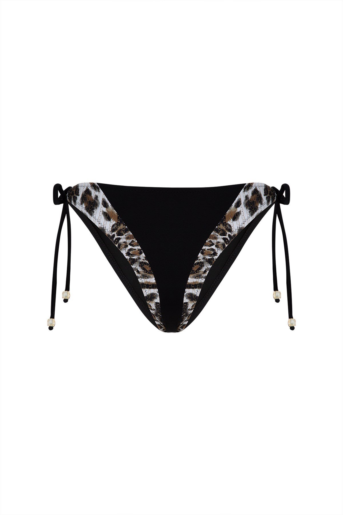 Endeep Kadın Leopar Desen Detaylı Üçgen Bikini