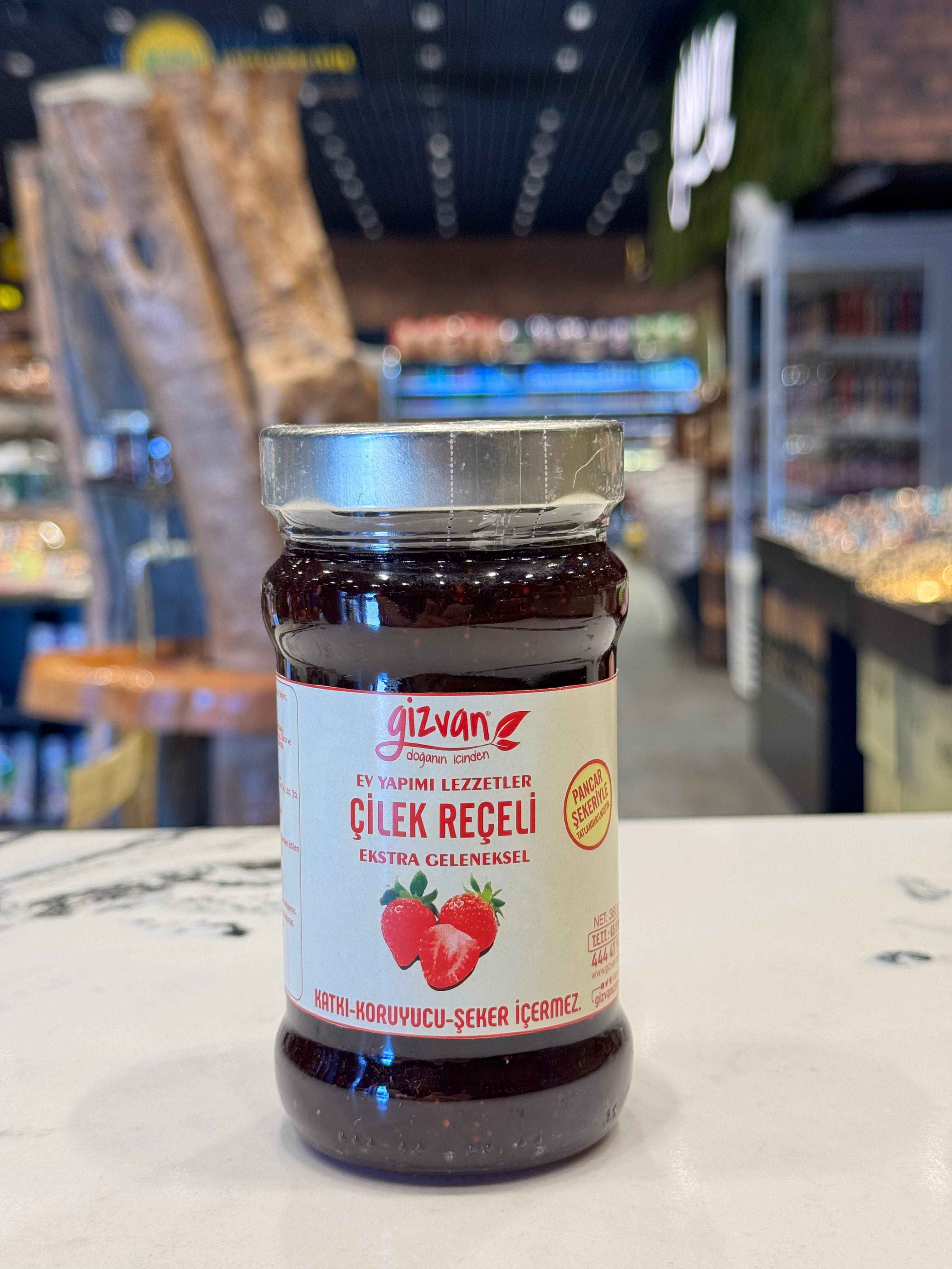 Gizvan Çilek Reçeli 380 GR