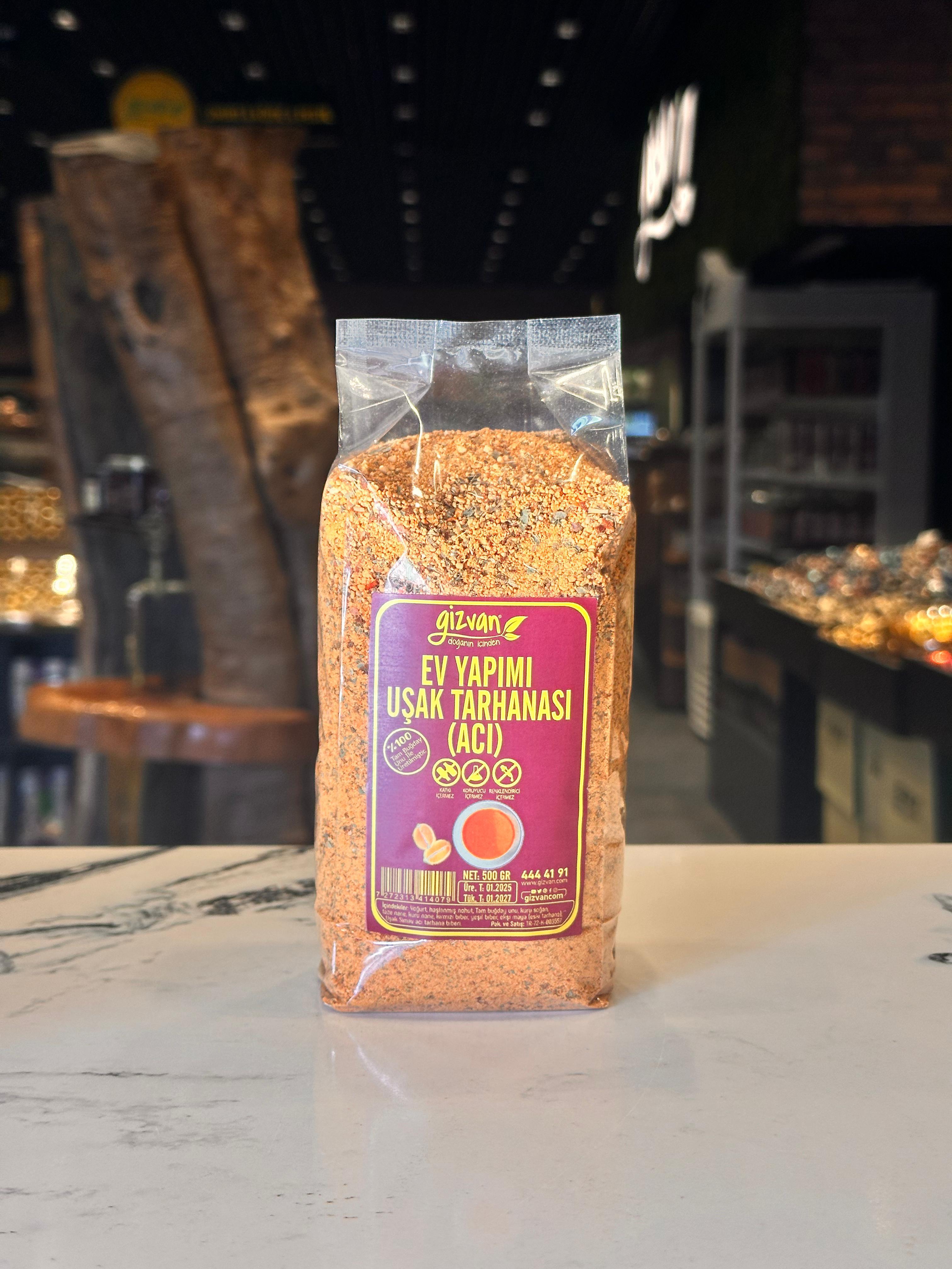Gizvan Ev Yapımı Uşak Tarhanası (ACILI) 500 GR