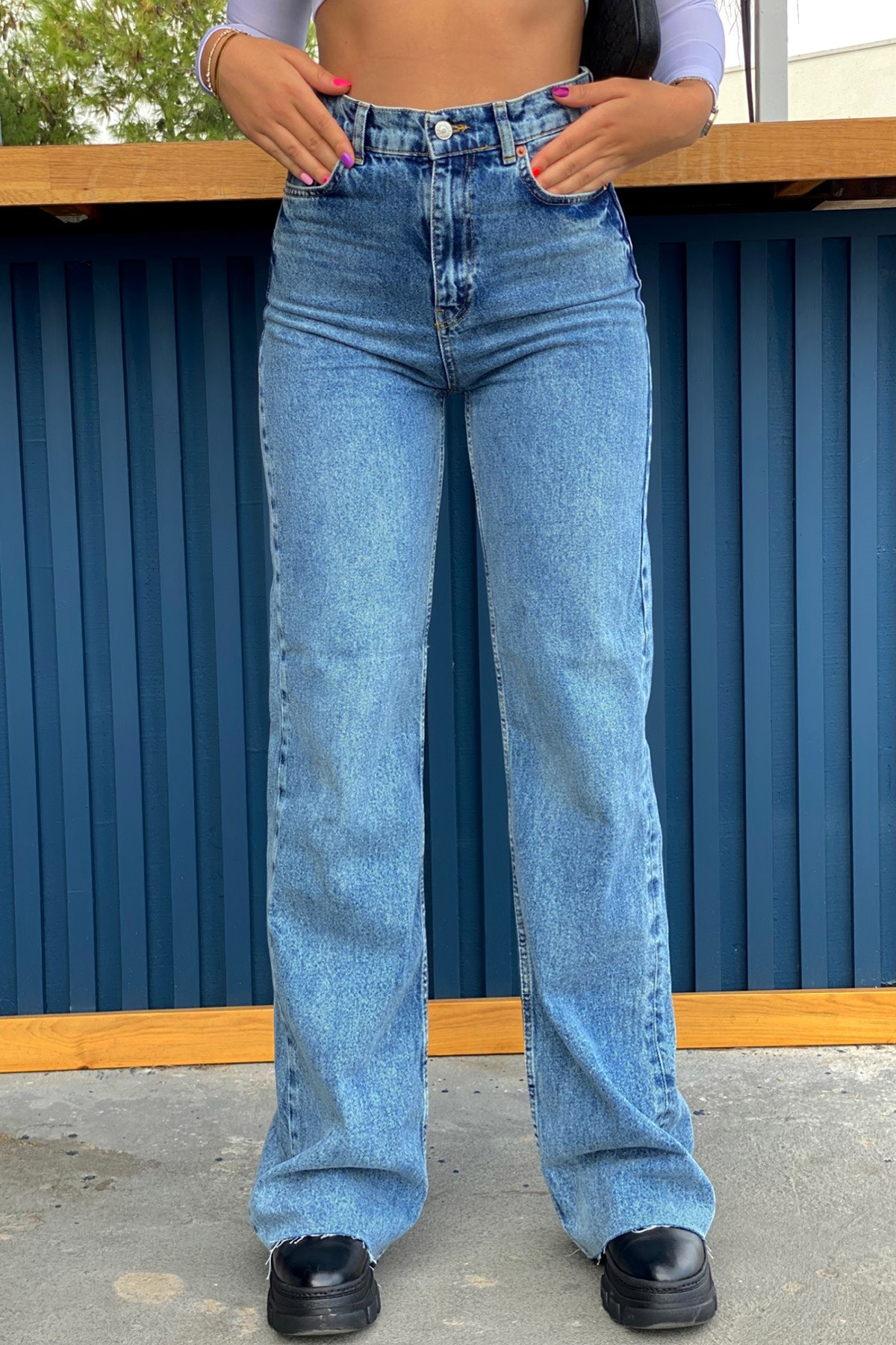 AÇIK MAVİ BOOTCUT JEAN
