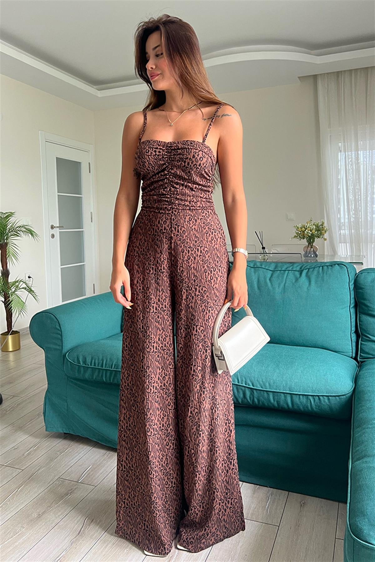 ASKILI PAMUKLU TULUM ELBİSE
