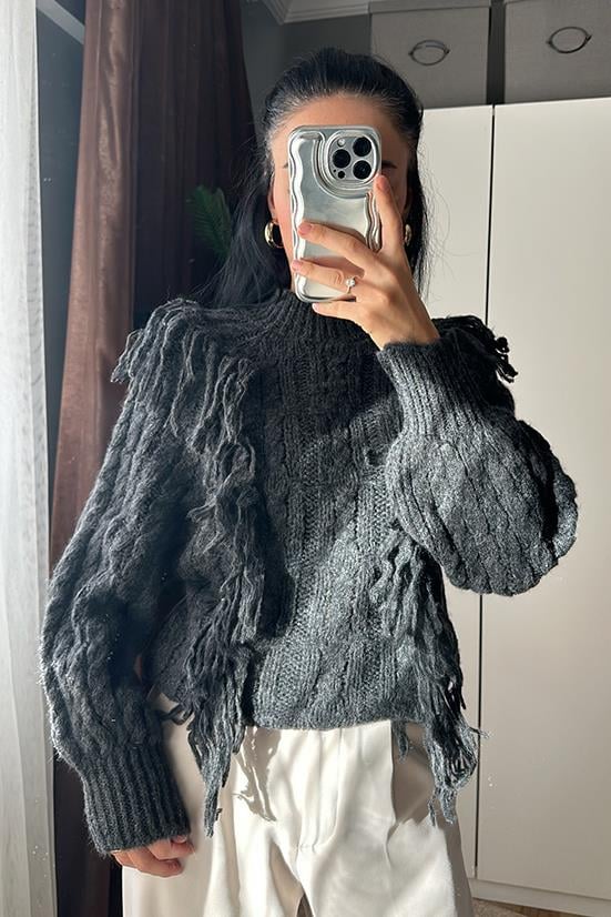 ASOS PÜSKÜLLÜ KAZAK
