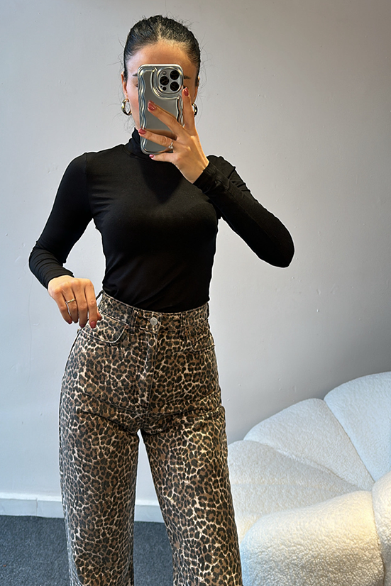 BALIKÇI YAKA BASİC BLUZ