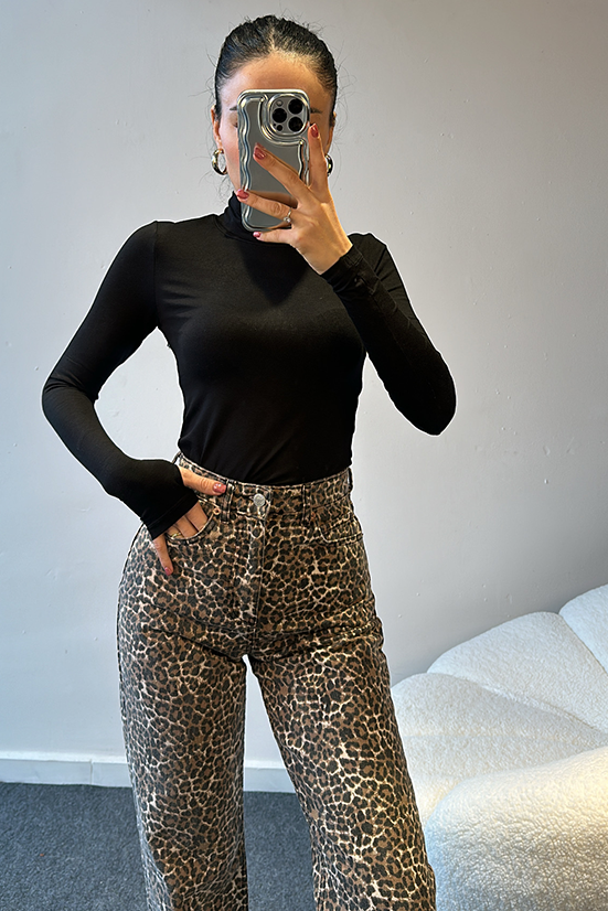 BALIKÇI YAKA BASİC BLUZ