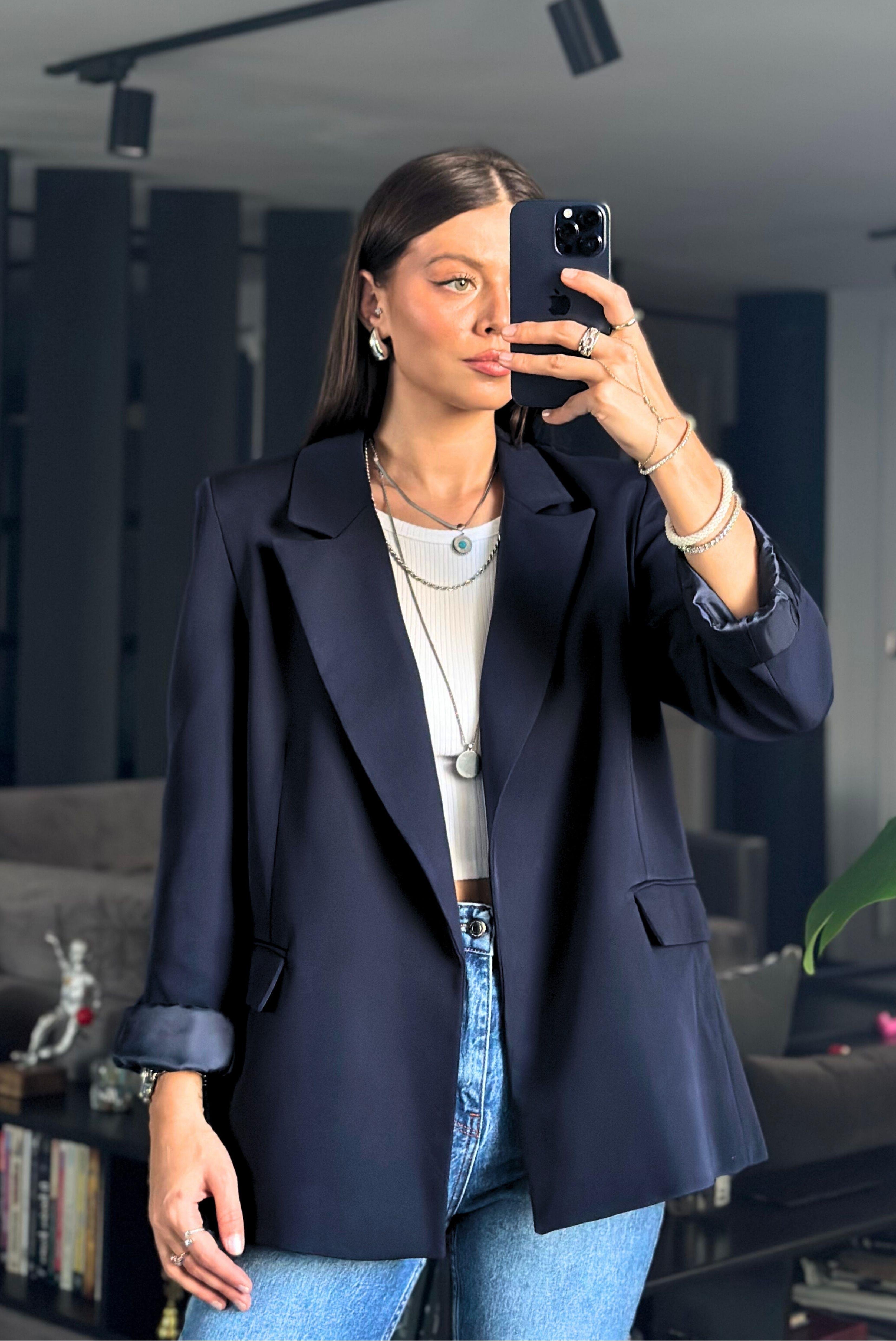 CEPLİ BLAZER CEKET