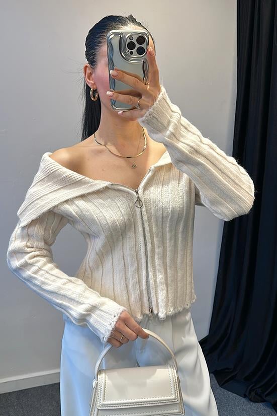 ÇİFT FERMUARLI PREMİUM HIRKA