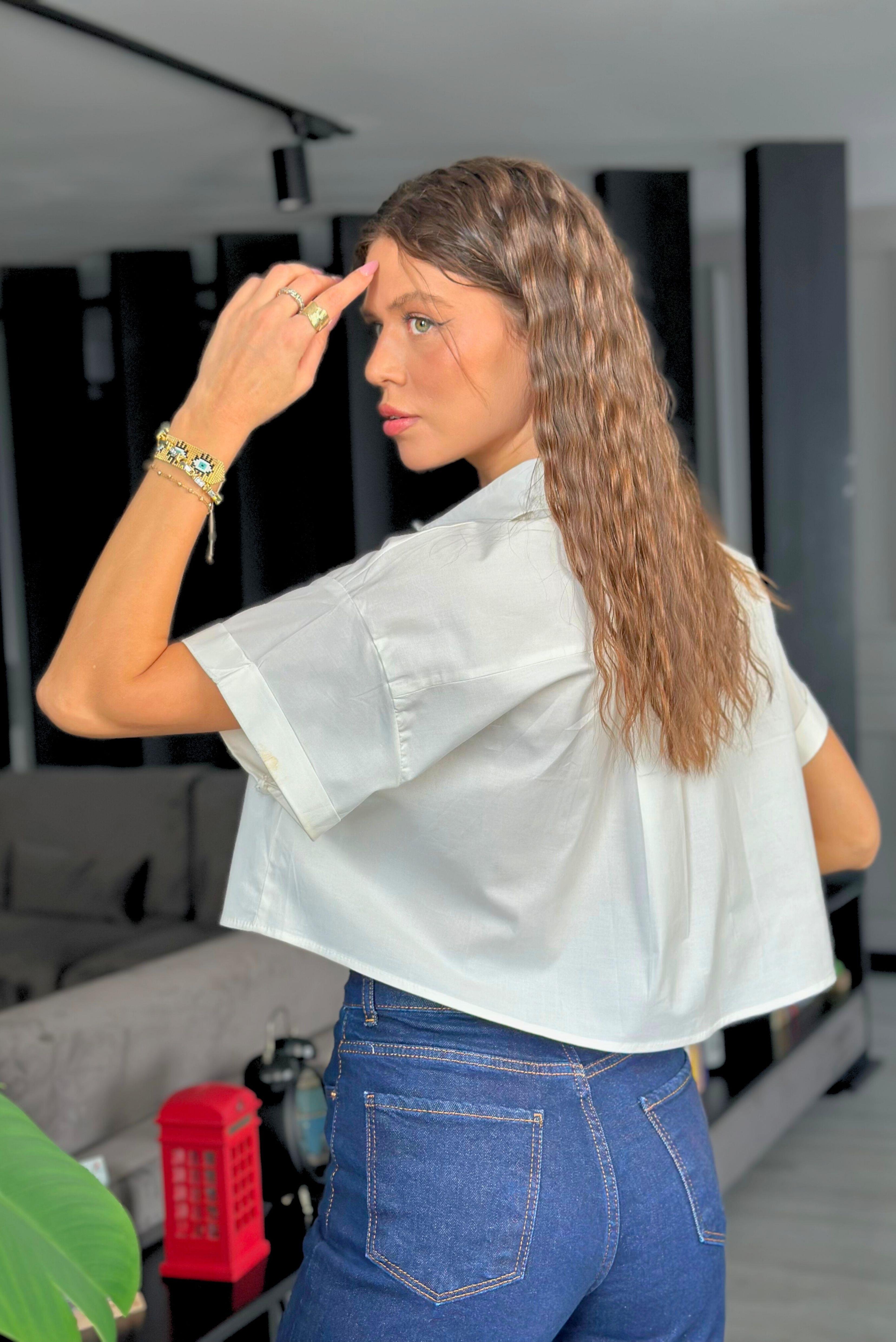 CROP GÖMLEK