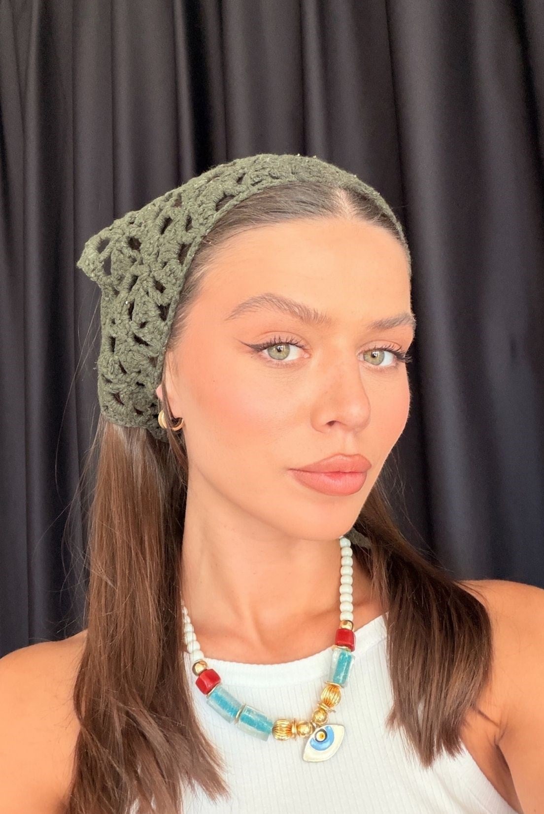 HANDMADE HAKİ ÇOK AMAÇLI BANDANA