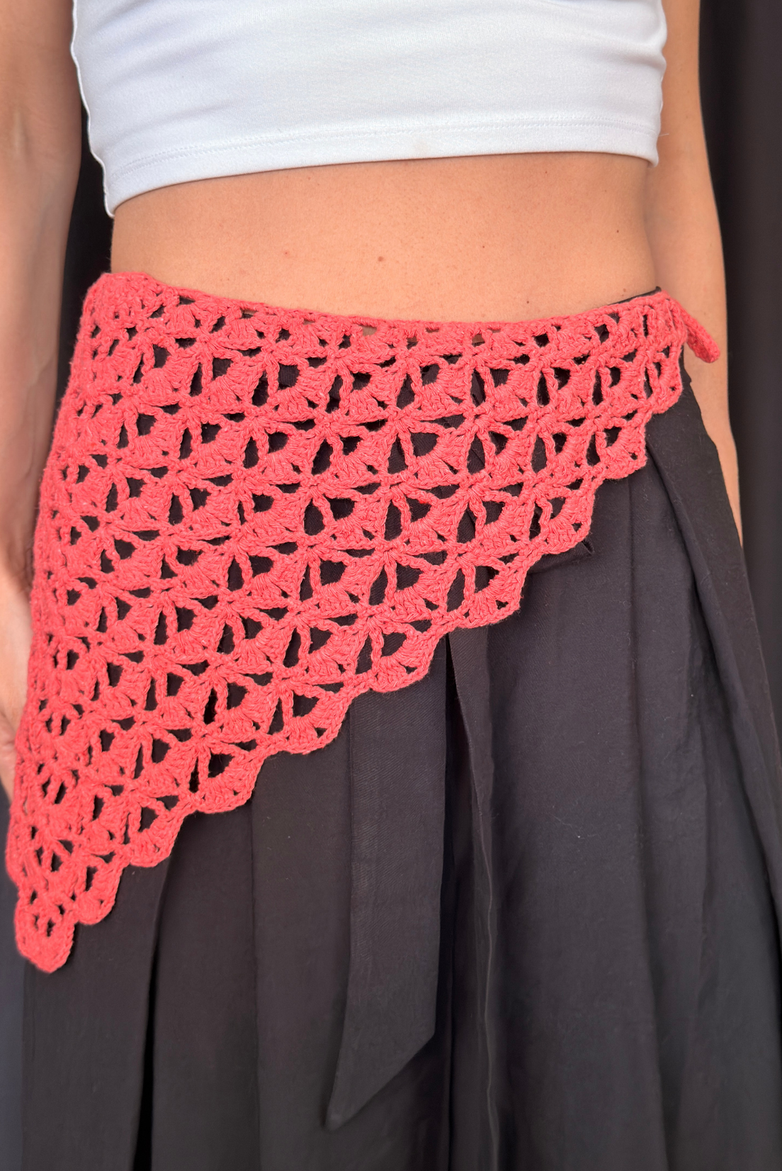 HANDMADE PEMBE ÇOK AMAÇLI BANDANA