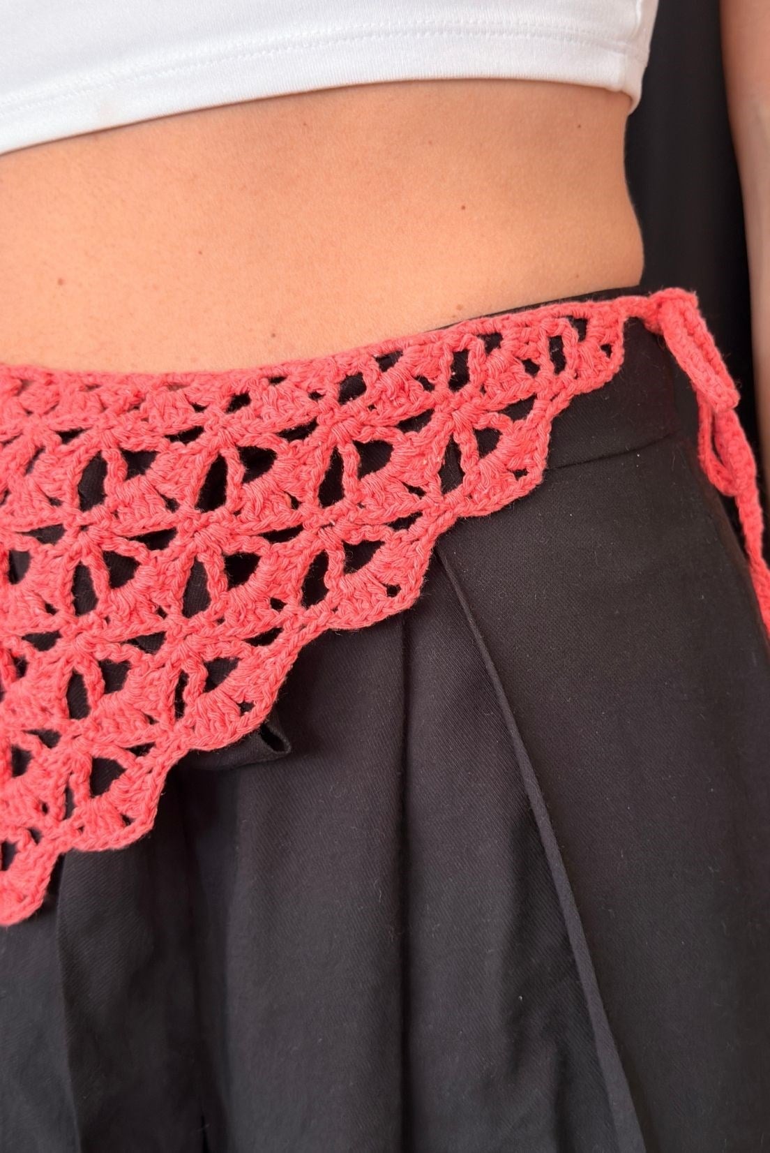 HANDMADE PEMBE ÇOK AMAÇLI BANDANA