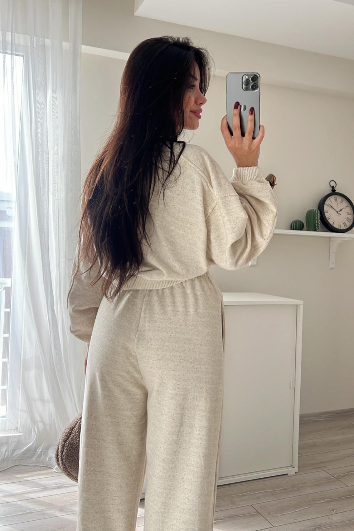 LENA CROP SWEAT PANTOLON TAKIM