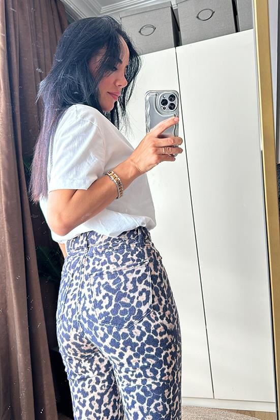 LEOPAR DESENLİ JEAN