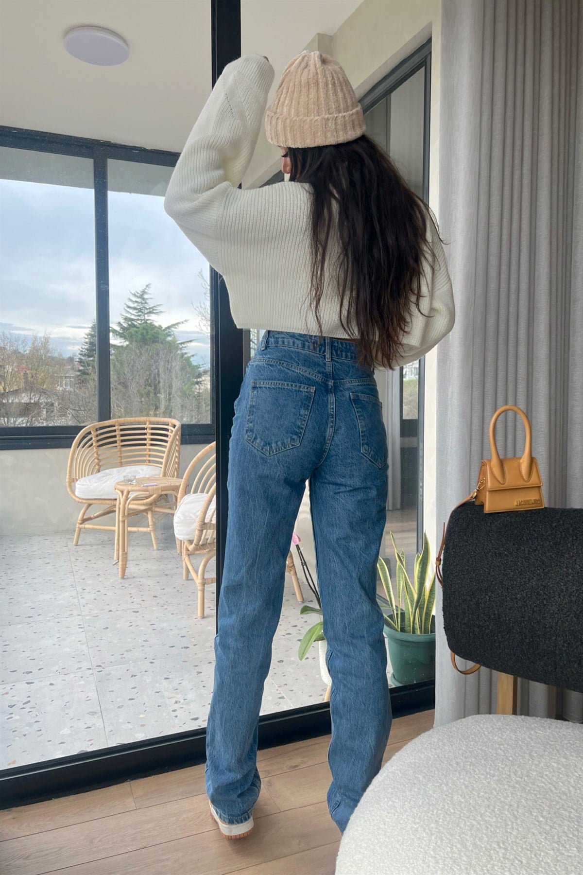 LİKRALI MOM JEAN