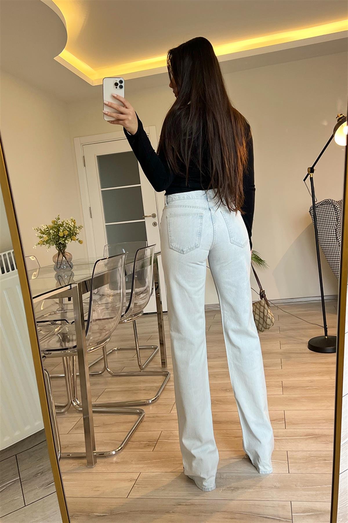 MANGO BONCUK DETAY JEAN