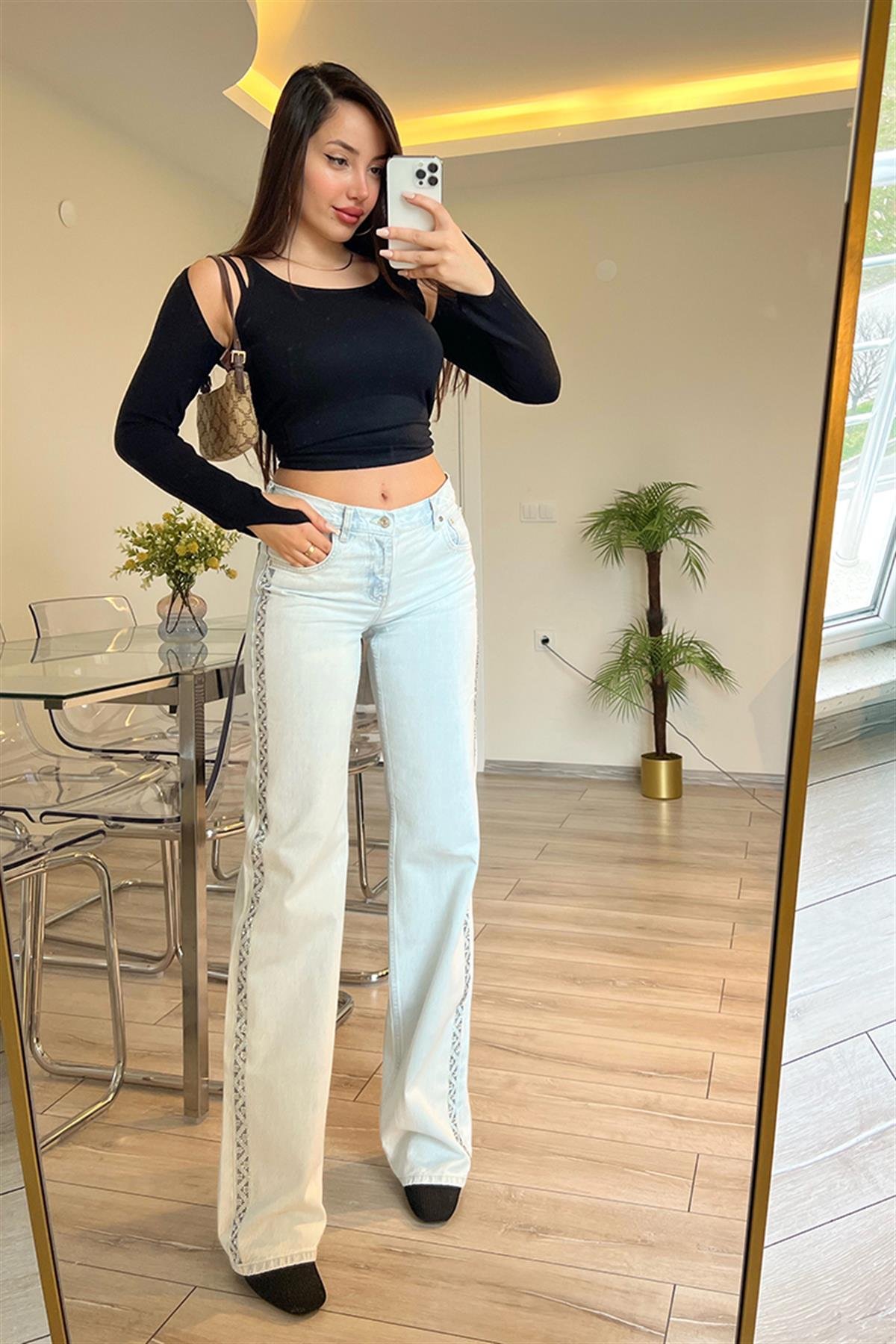 MANGO BONCUK DETAY JEAN
